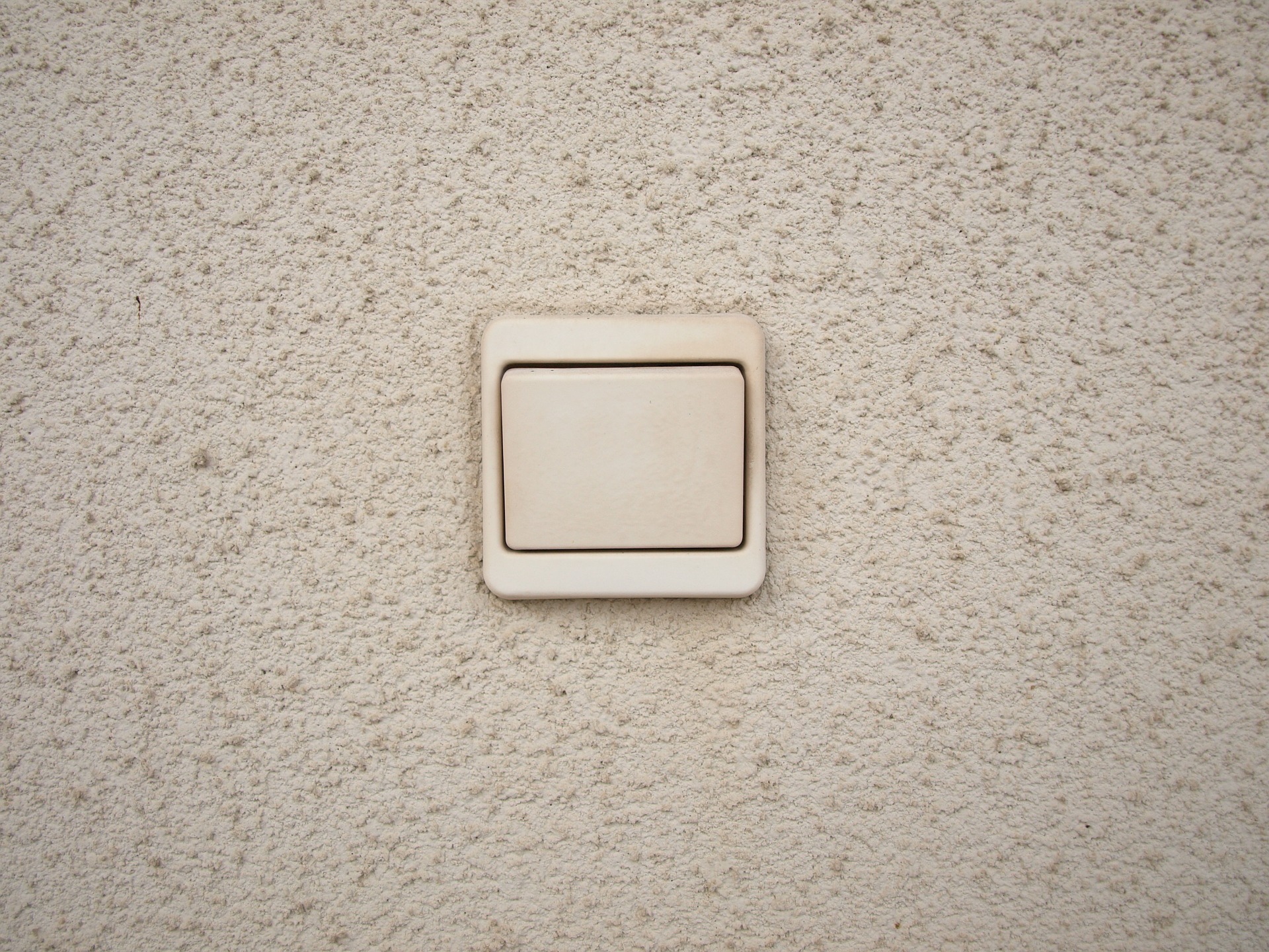 light switch in wall